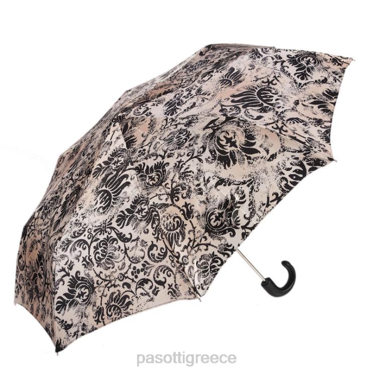 ομπρέλα | PASOTTI 257 50998-44 p - μαύρη και μπεζ πτυσσόμενη ομπρέλα 2N6B8597 γυναίκες